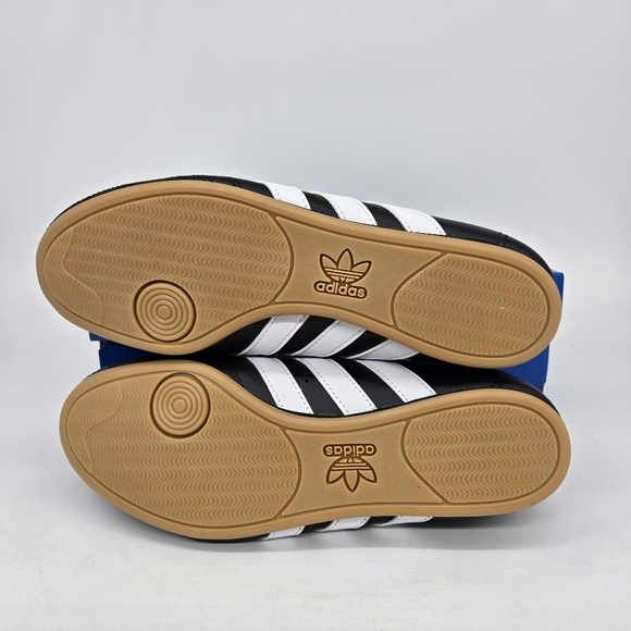 New Adidas Taekwondo Lace Big Kids 'Black White Gum' Shoes Size 5 - Picture 7 of 8